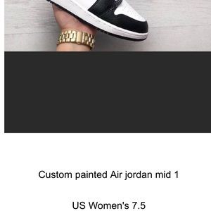 custom air jordan mid 1